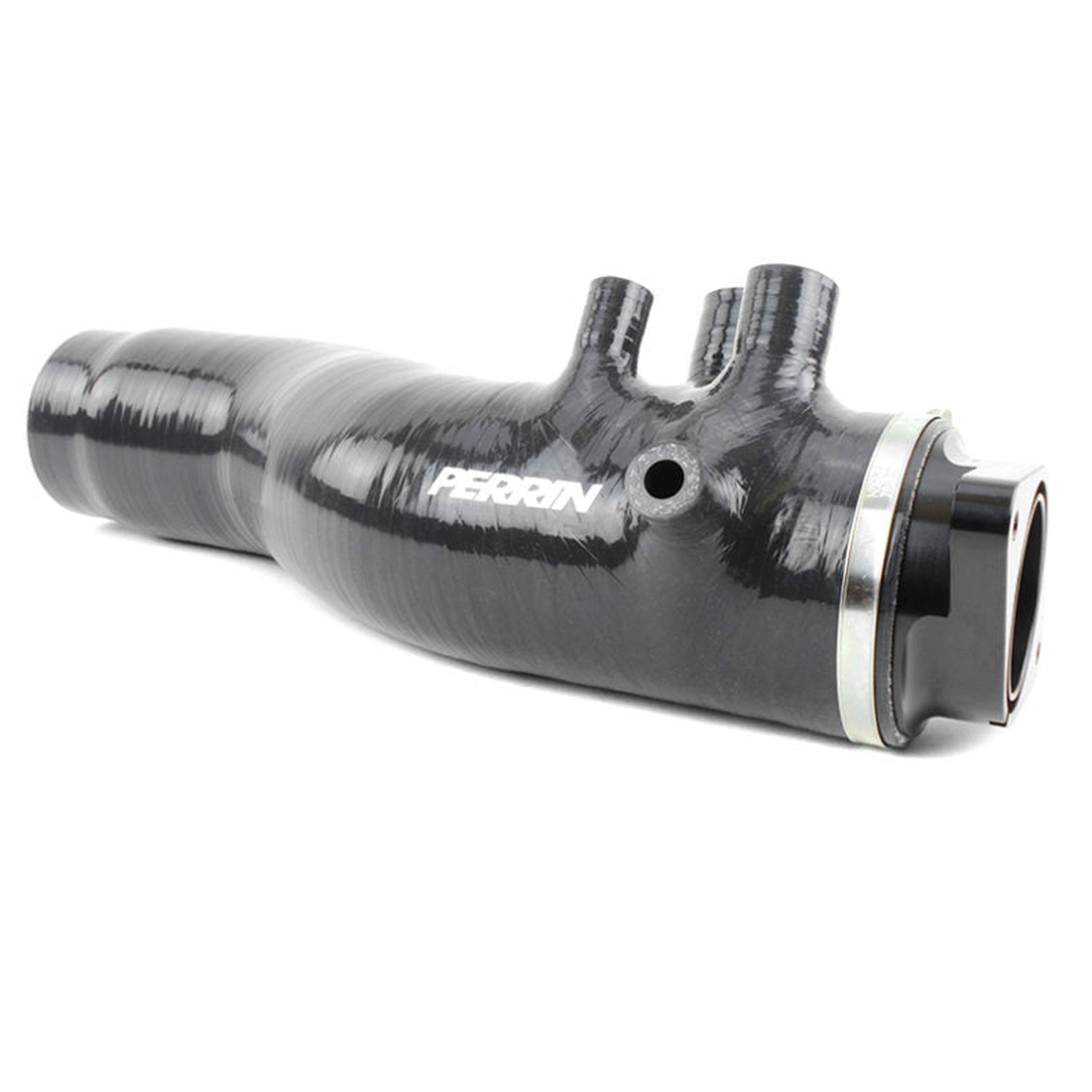 Perrin Black 3in Turbo Inlet Hose w/ Nozzle Subaru WRX 2015-2021 / Forester XT 2014-2018 | PSP-INT-424BK