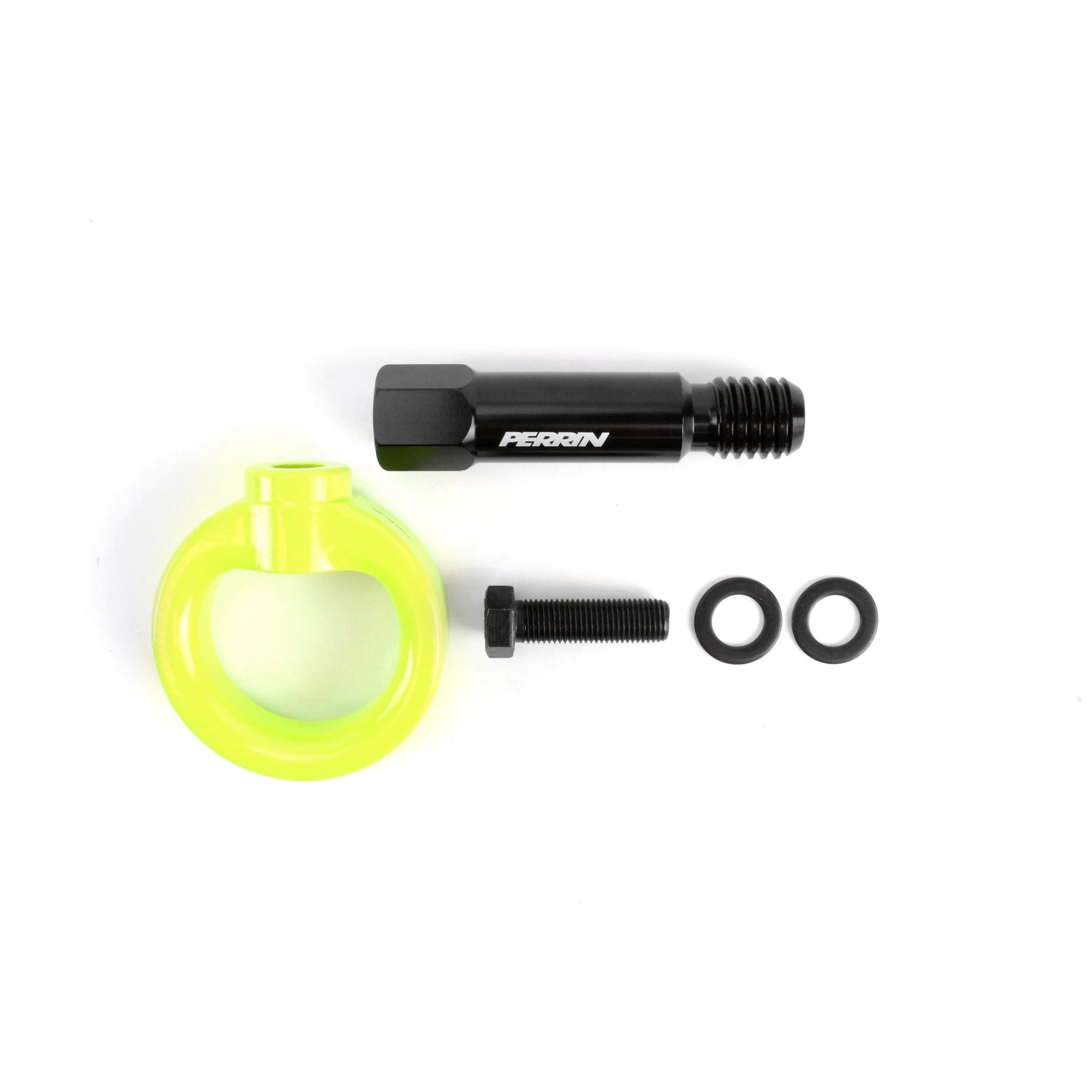 Perrin Front Tow Hook Neon Yellow Toyota Supra 2020-2022 | PTP-BDY-230NY