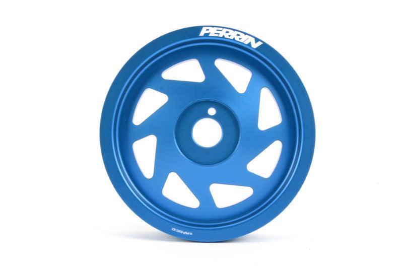 Perrin Performance Crank Pulley Blue 2002-2014 WRX / 2004-2021 STI | PSP-ENG-100BL