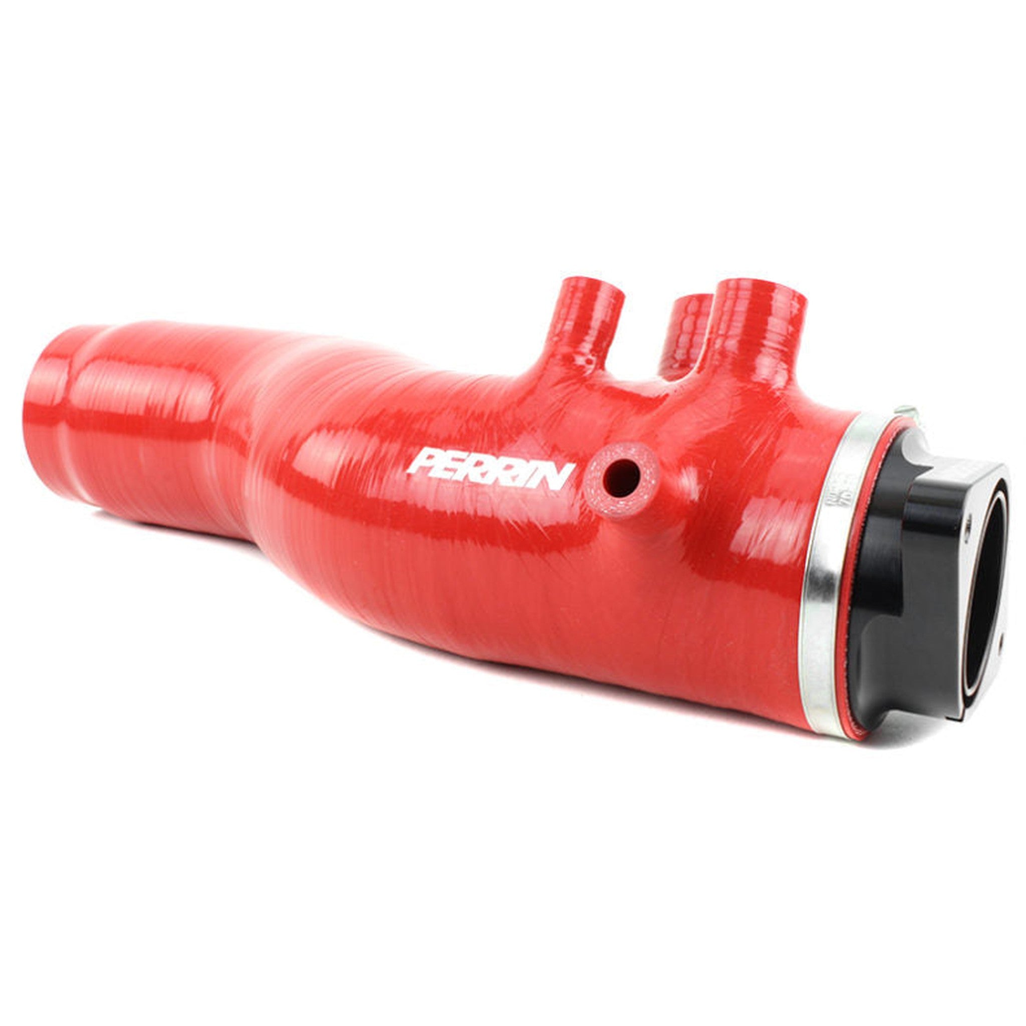 Perrin Red 3in Turbo Inlet Hose w/ Nozzle Subaru WRX 2015-2021 | PSP-INT-424RD