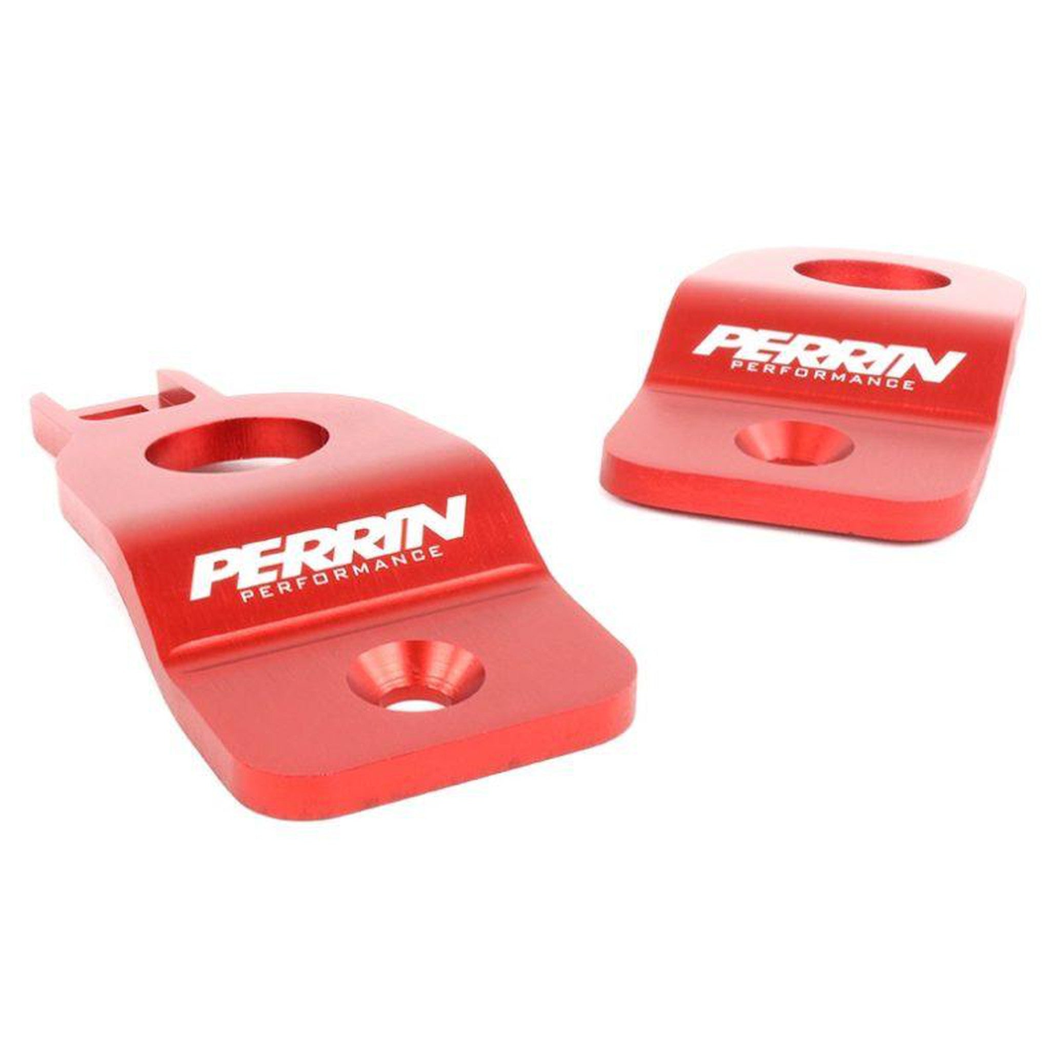 Perrin Upper Radiator Bracket Set Red 2008-2021 Subaru WRX / STI | PSP-ENG-521RD