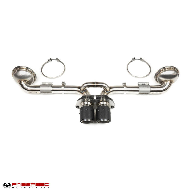 Fabspeed Lightweight Supersport X-Pipe Exhaust System for Porsche 991.2 Speedster 2019-2020