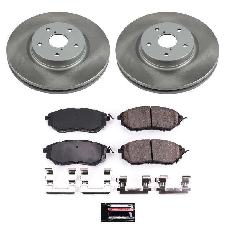 Power Stop Front Semi-Coated Rotor Kit Subaru WRX 2015-2021 | SC4603