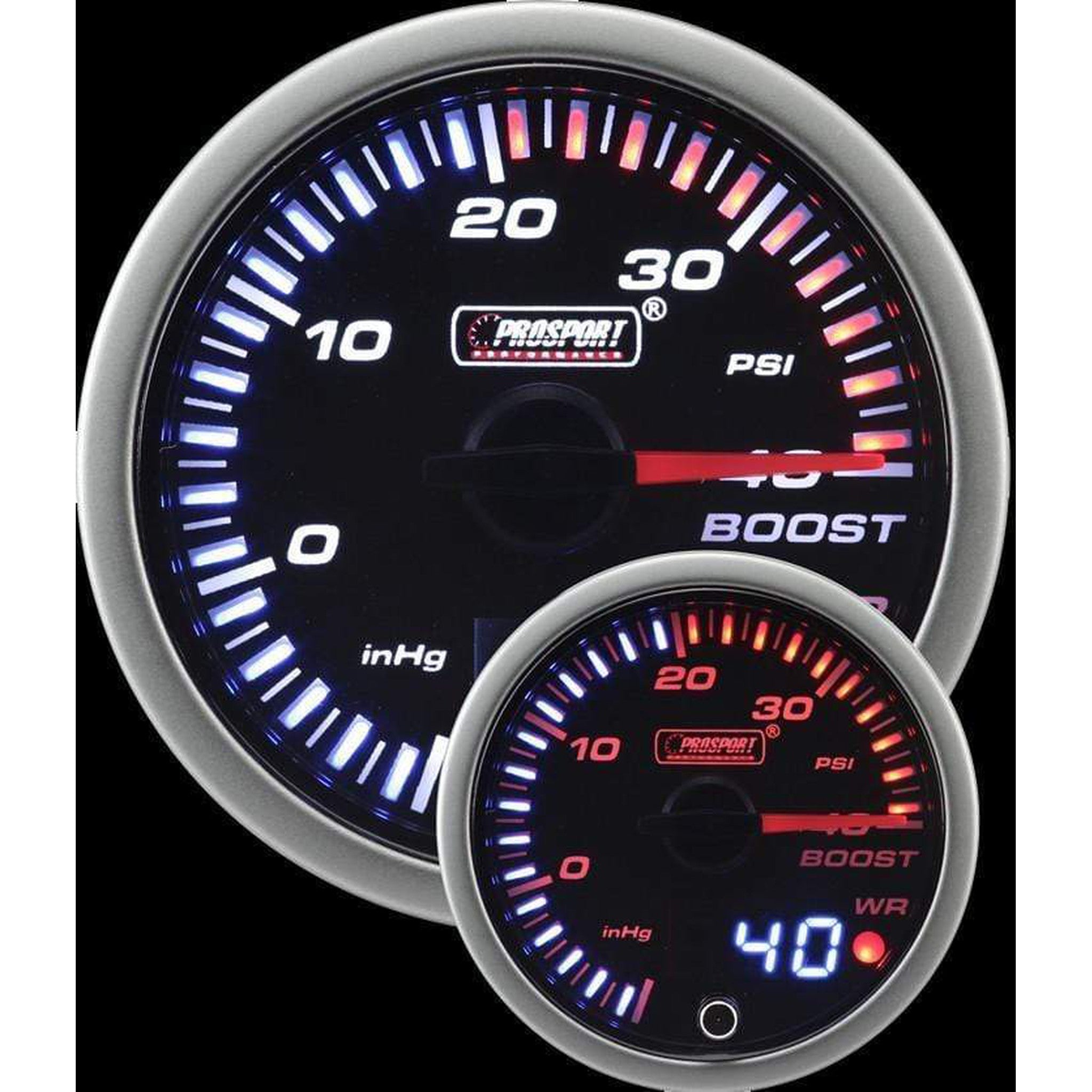 Prosport 52mm JDM Electrical Boost Gauge