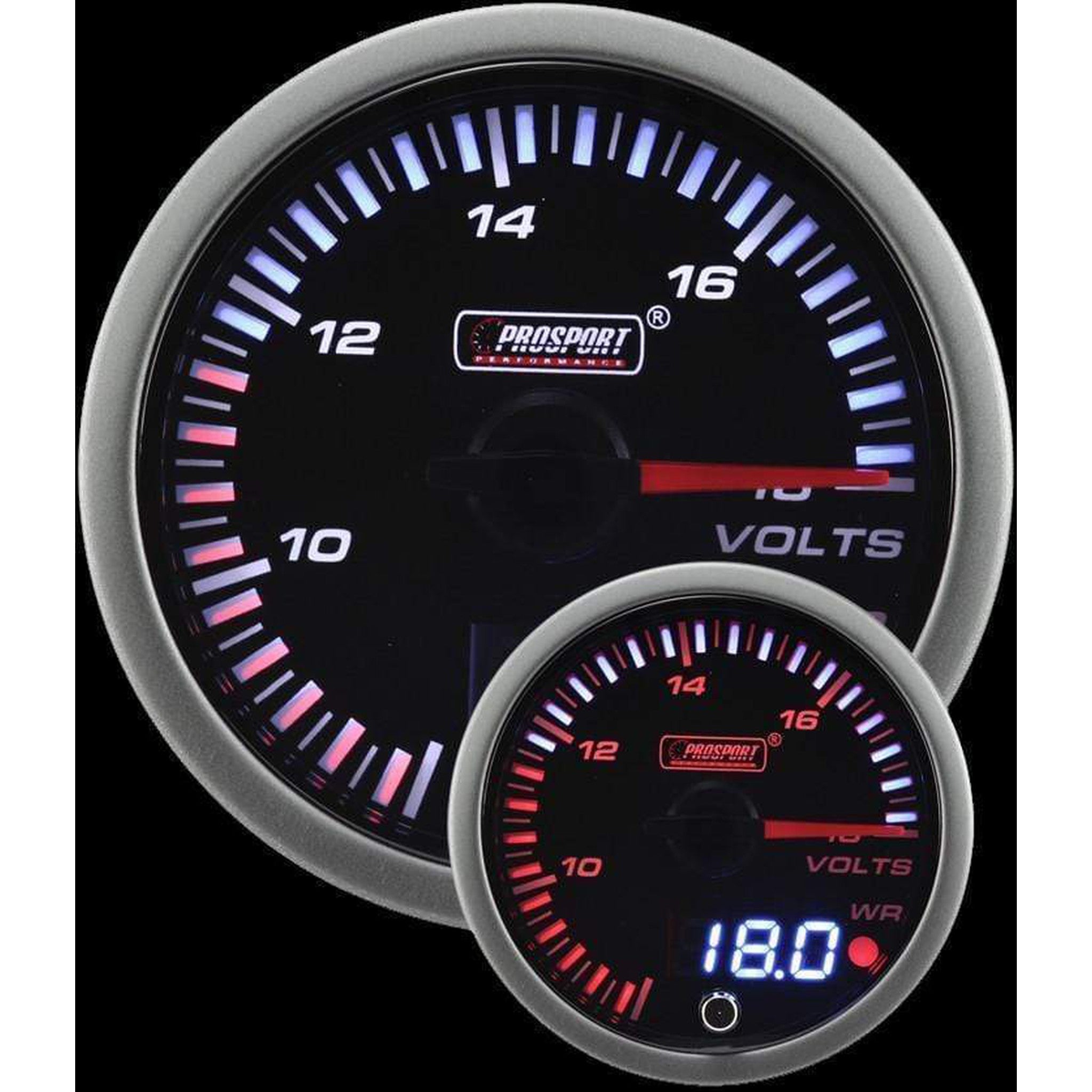 Prosport 52mm JDM Electrical Volt Gauge