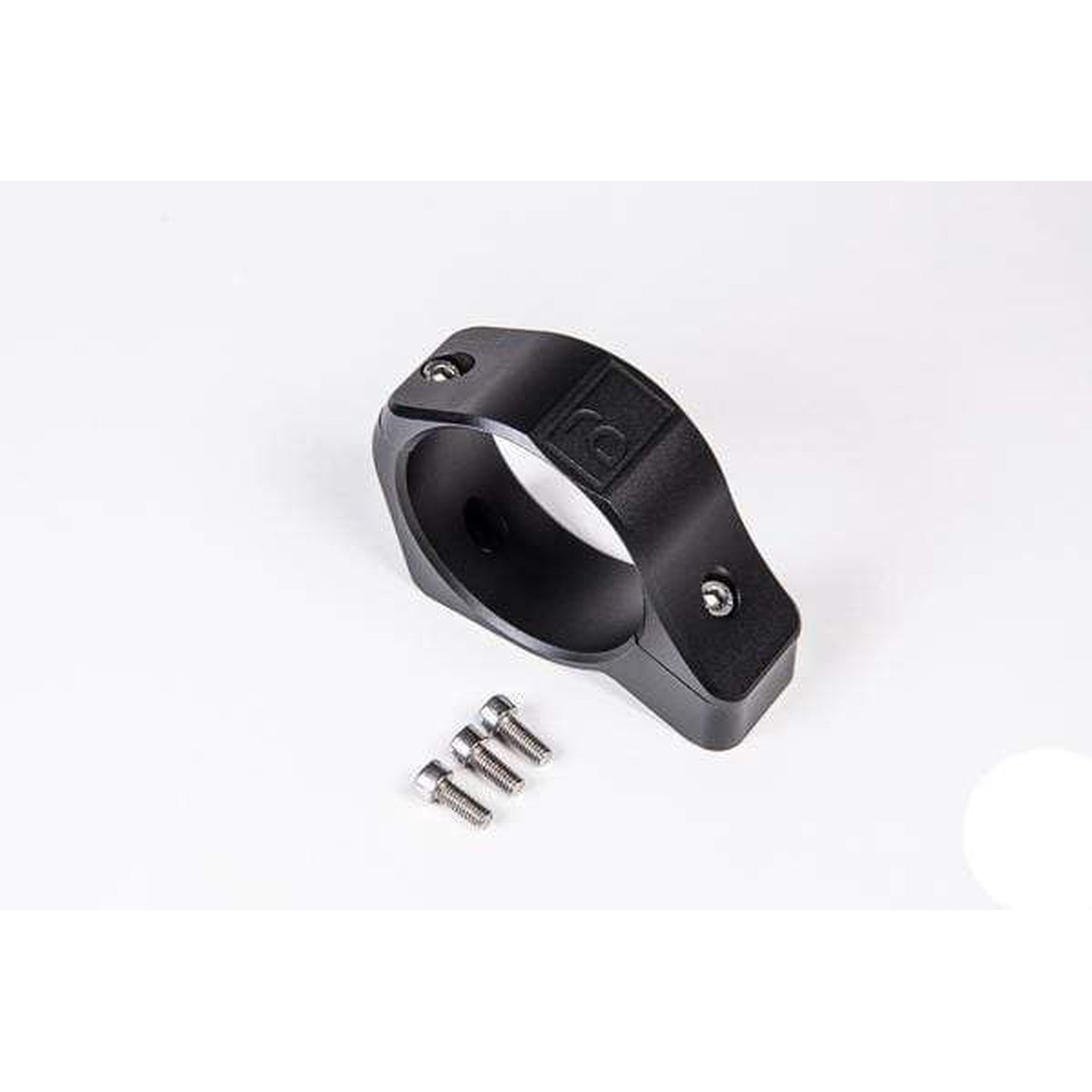 Radium Engineering 2-Piece Fuel Pump Clamp 60mm - Black W/ Logo