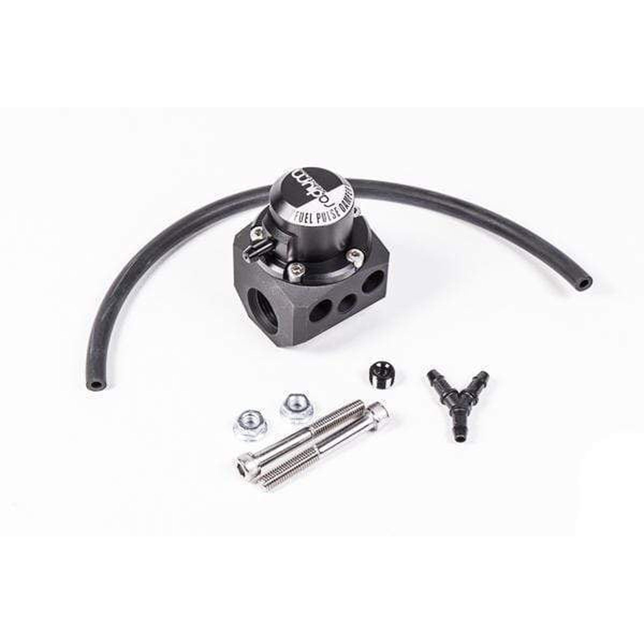 Radium Engineering Fuel Rail In Line Extra Range Pulse Damper 8AN