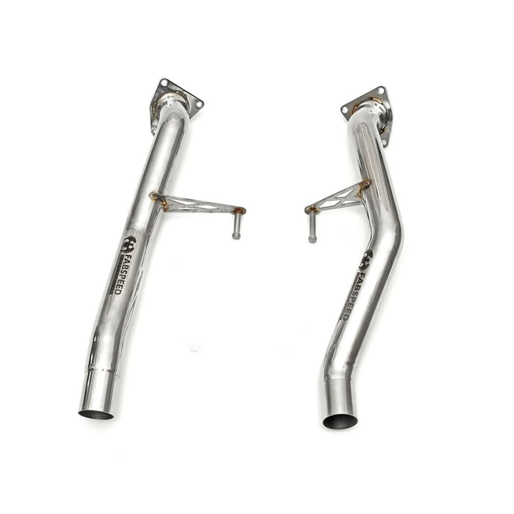 Fabspeed Secondary Cat Bypass Pipes for Porsche 957 Cayenne S/GTS 2008-2010