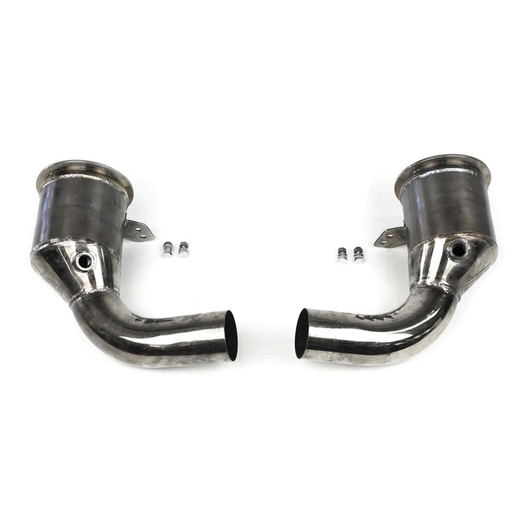 Fabspeed Sport Catalytic Converters For Porsche 992 Twin Turbo / Twin Turbo S 2021