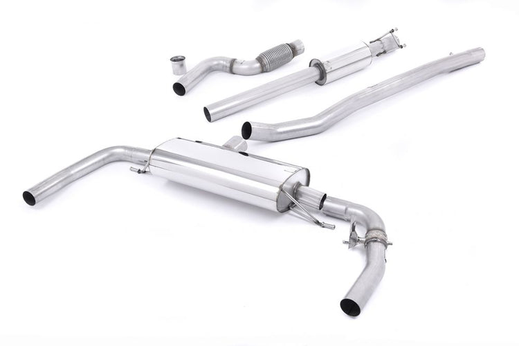 Milltek Resonated Catback Exhaust System Mercedes CLA45 AMG 2013-2018