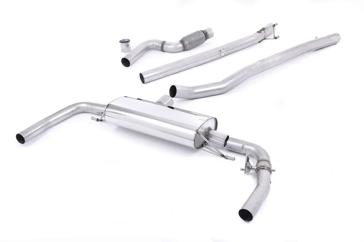 Milltek Non-Resonated Catback Exhaust System Mercedes CLA45 AMG 2013-2018