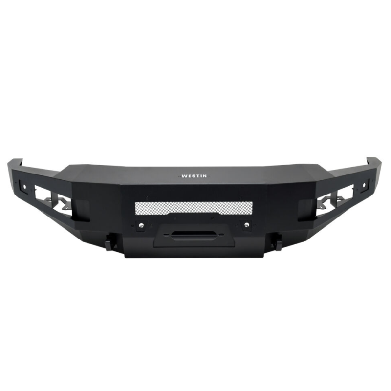 Westin Pro-Series Winch Mount Front Bumper Textured Black Steel Model 58-411305