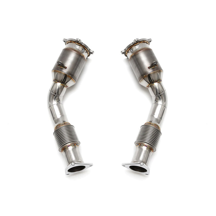 Fabspeed Primary Sport Catalytic Converters for Porsche 957 Cayenne Turbo/Turbo S 2008-2010