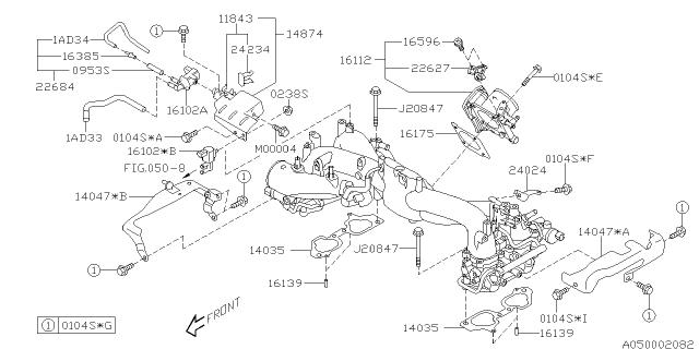 Subaru OEM Air Hose WRX / STI 2008-2021 | 09530D040