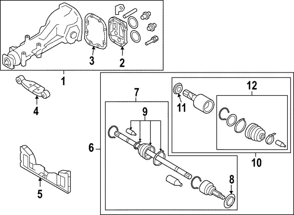 Subaru OEM Axle - Rear (R82) Subaru WRX 2022-2025 | 28421VC020