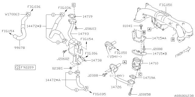 Subaru OEM CVT Cooler Hose-Outlet 14-16 Crosstrek Hybrid | 99078AB430