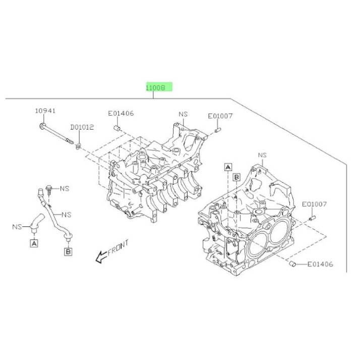 Subaru OEM Case Halves Subaru WRX 2022-2025 | 11010AB600