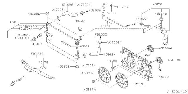 Subaru OEM Coolant Overflow Hose 18-19 Crosstrek - 20D | 45175FL000