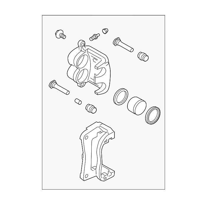 Subaru OEM Disc Brake Caliper (Front Right) WRX 2022-2025 | 26292SJ002