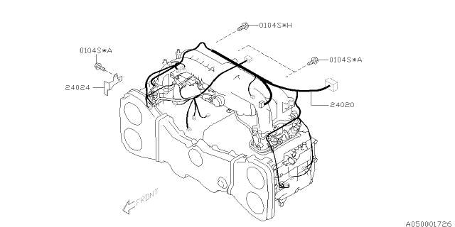 Subaru OEM Engine Harness 13-14 STI | 24020AF700
