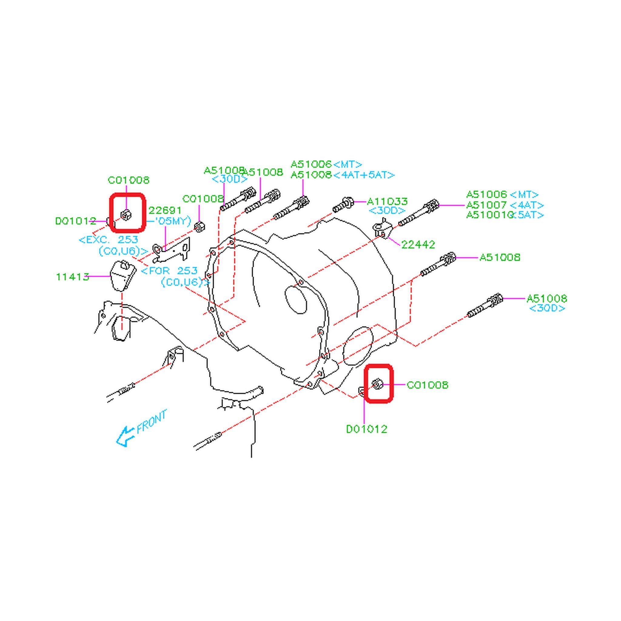 Subaru OEM Piston Ring Set (Type RA) 100.00mm Subaru STI 2008-2021 | 12033AD460