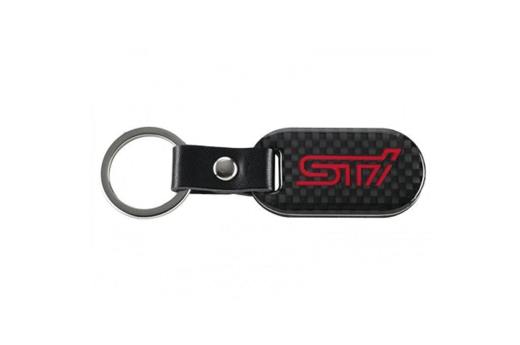 Subaru OEM STI Key Chain - Carbon Fiber | SOA342L156