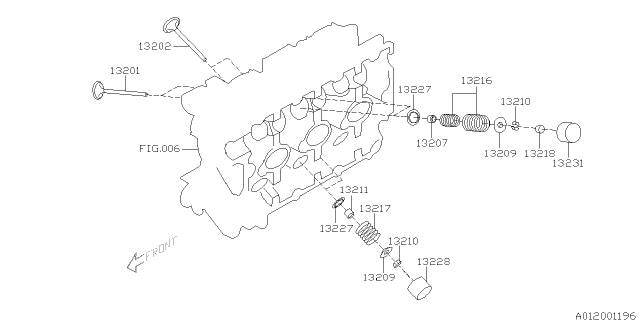 Subaru OEM Valve Bucket – 4.71mm WRX 03-14 / STI 04-21 | 13228AB132