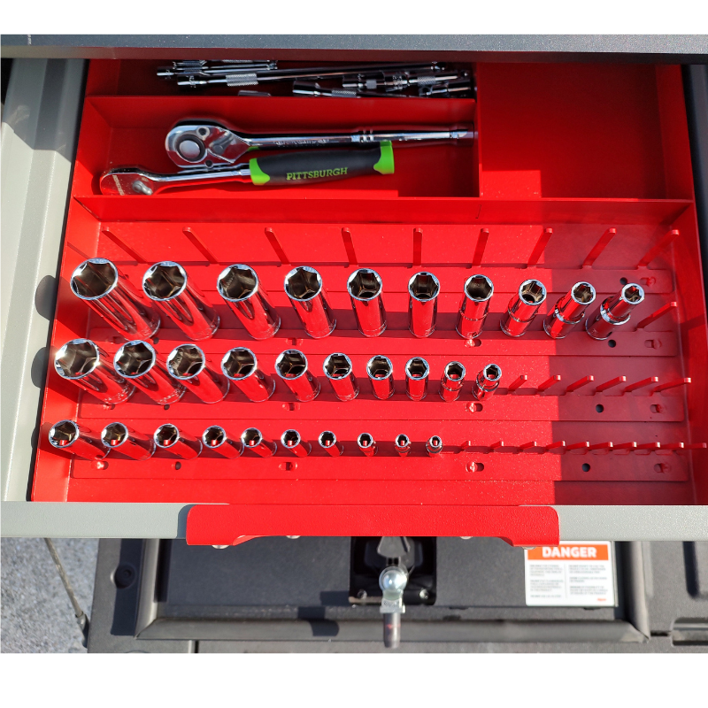 Dyco Drawer Socket Organizer For 24" and 36" Dyco Toolboxes With Drawers