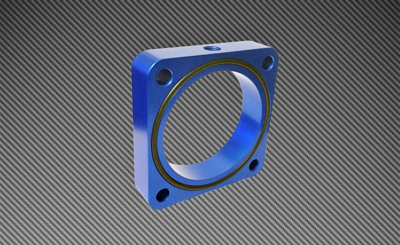 Torque Solution Blue Throttle Body Spacer Scion FR-S 2013-2016 / Subaru BRZ 2013-2020 | TS-TBS-023BU