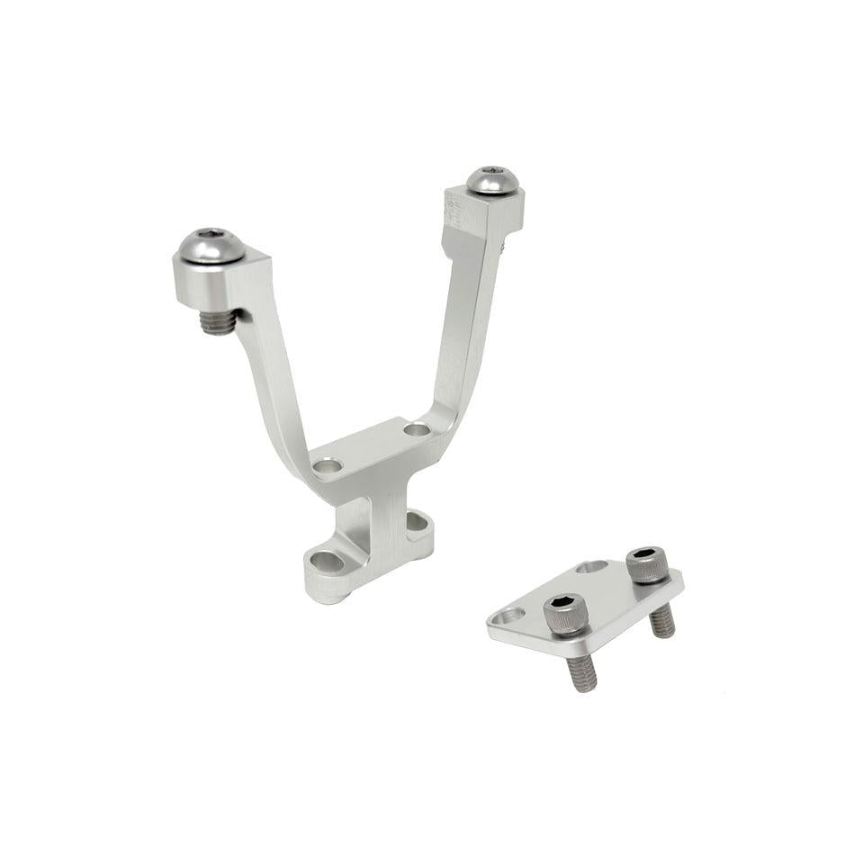 Torque Solution Coolant Expansion Tank Pedestal Silver Subaru WRX 02-07 / STI 04-21 / Forester XT 04-08 | TS-SU-679-P