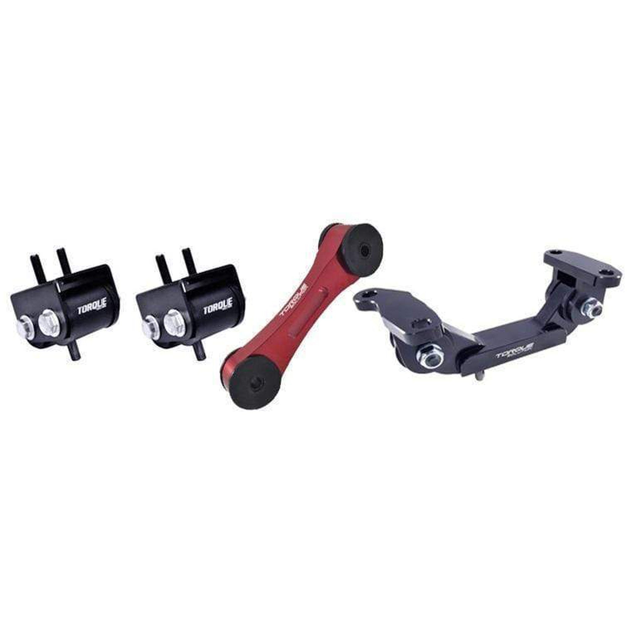 Torque Solution Engine / Transmission / Pitch Mount Set Red WRX 2002-2014 / STI 2004-2021