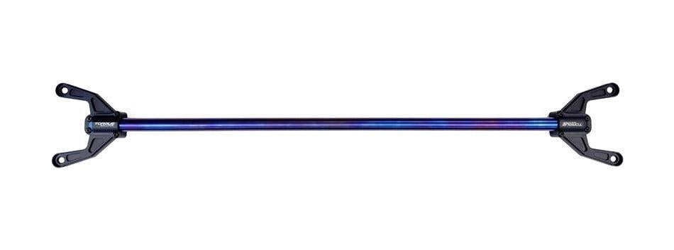 Torque Solution Rear Shock Tower Brace Titanium Burnt Purple / Blue Subaru WRX 2022-2025 | TS-SU-865-PR