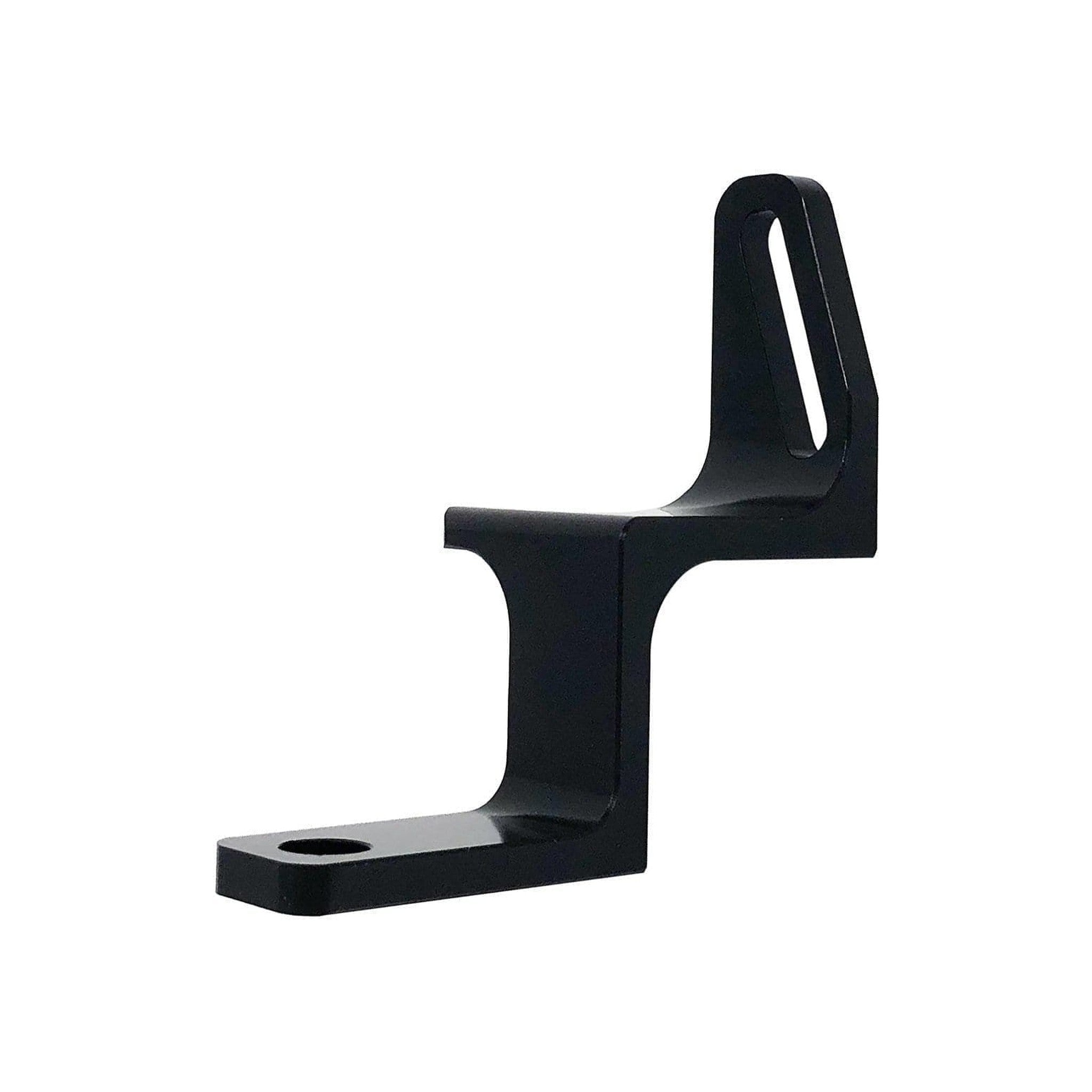 Torque Solution Reversed Intake Manifold Alternator Relocation Bracket Black Subaru WRX 02-14 / STI 04-20 | TS-SU-440BK