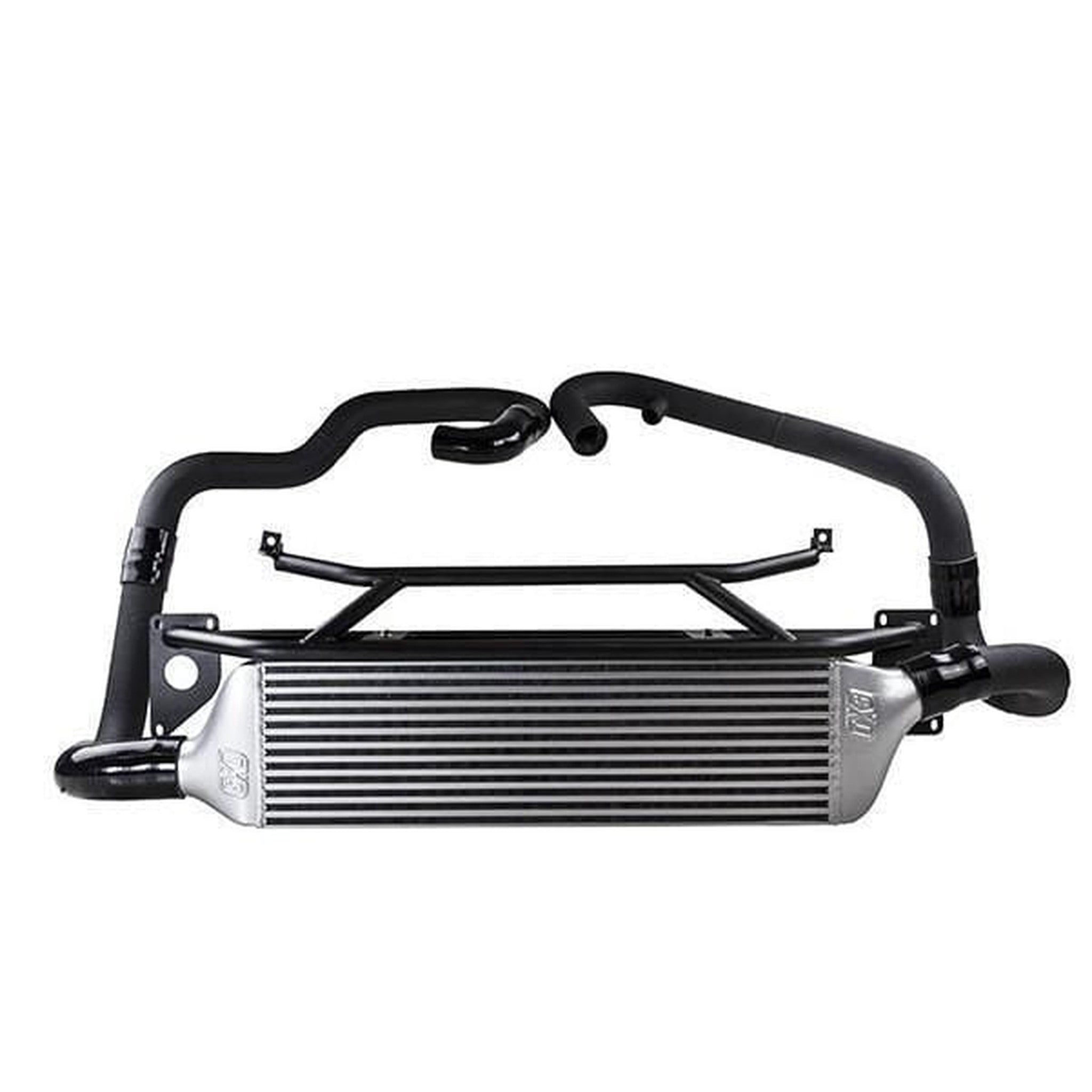 TurboXS Front Mount Intercooler Wrinkle Black Subaru STI 2015-2021