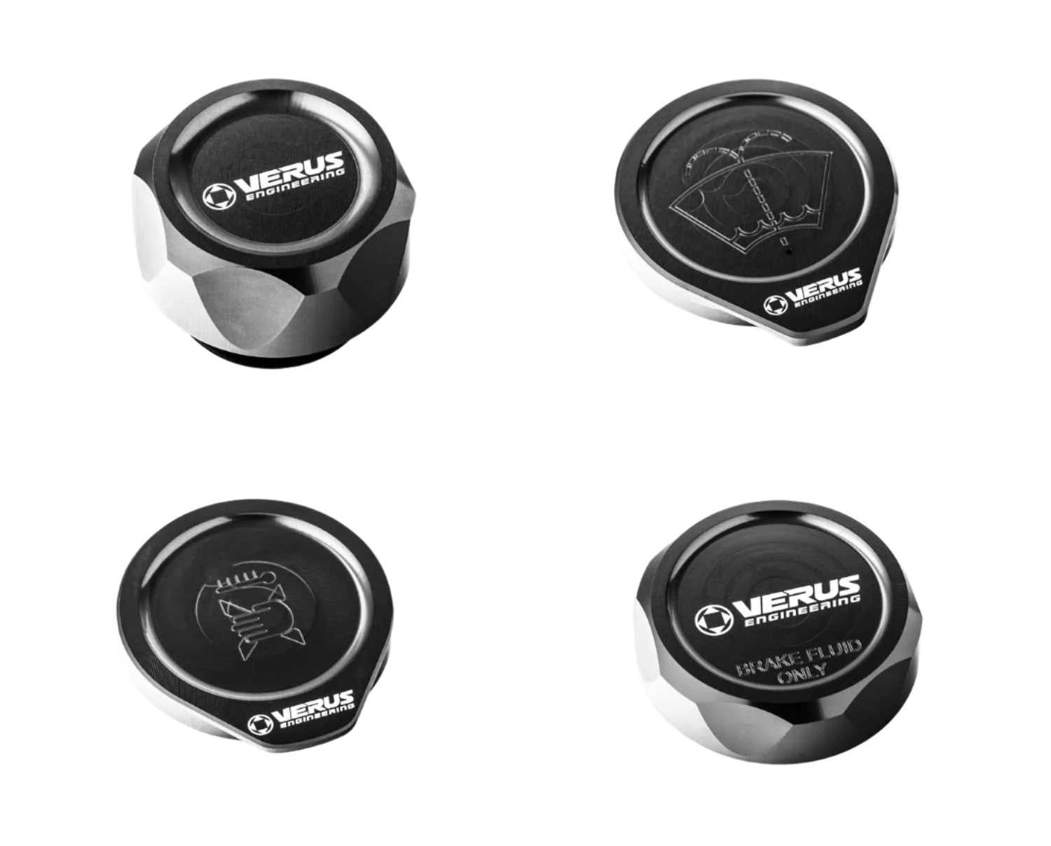 Verus Engine Bay Cap Kit Black (FHS) 13-20 BRZ / 13-16 FRS / 17-20 Toyota 86 | A0434A-BLK-FHS