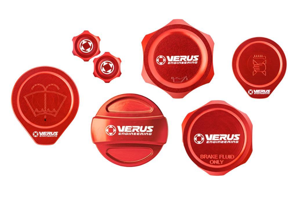 Verus Full Car Cap Kit Red FHS Style Subaru BRZ / Toyota GR86 2022-2025 | A0762A-RED-FHS