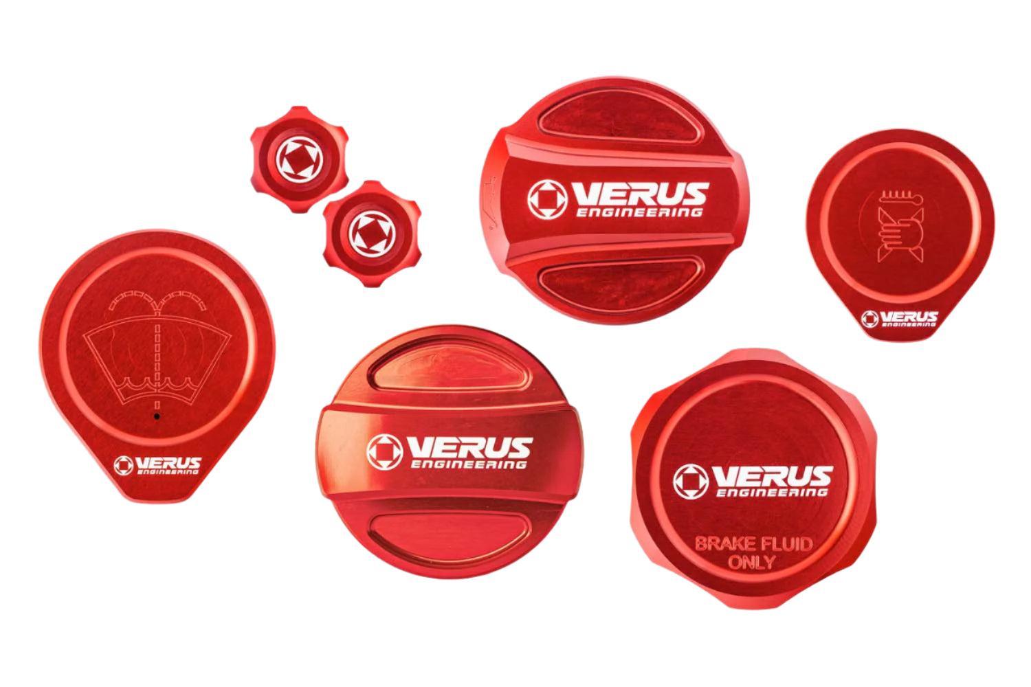 Verus Full Car Cap Kit Red RLA Style Subaru WRX 2022-2025 | A0768A-RED-RLA