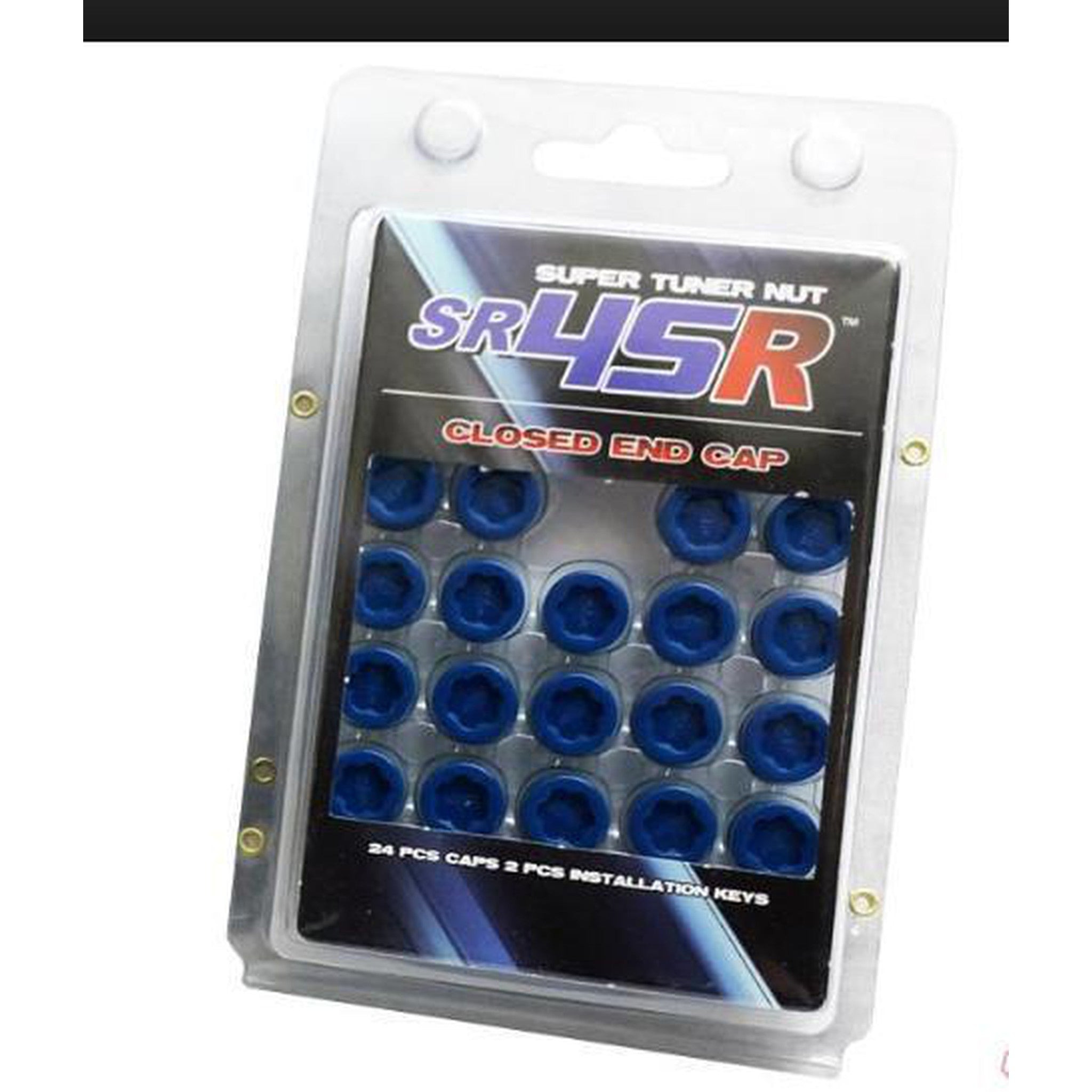 Wheel Mate Muteki SR45R Caps Set 24pc Blue