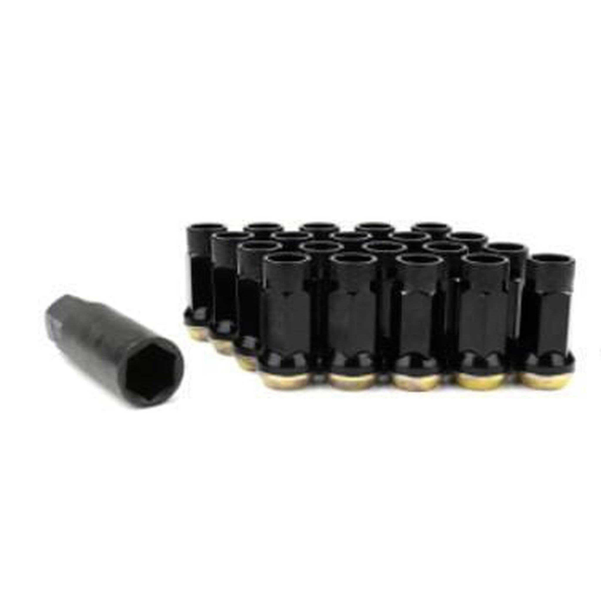Wheel Mate Muteki SR45R Lug Nut Kit 12x1.25 Black 20pc