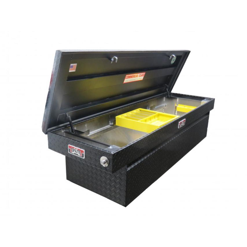 Brute Crossover Tool Box Single Lid Textured Black Mid Size / Down Size Long Bed Only Model RB137FL-BT