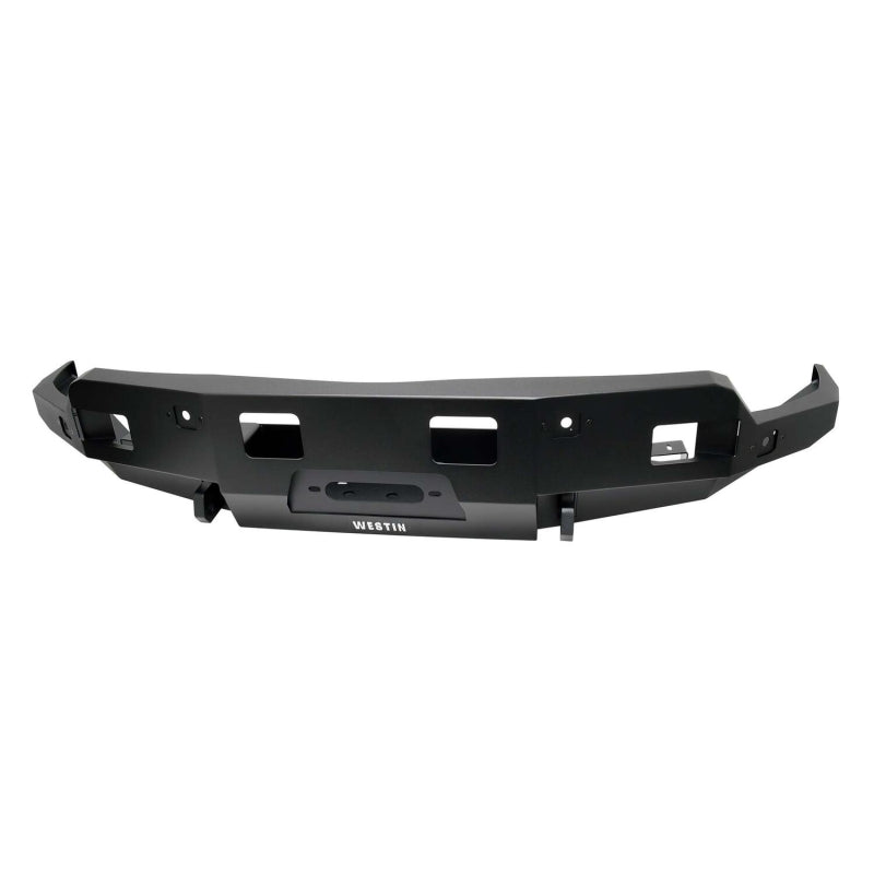 Westin Pro-Series Winch Mount Front Bumper Black Steel Model 58-411315