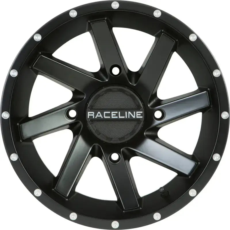 A82B-47011-52 Raceline Twist Wheel 14X7 4/110 5+2 (+10Mm) Black wps-570-1584