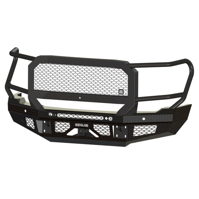 Bodyguard FT Front Extreme - Sensor Cutouts Fog Cutouts Receiver W/ Mesh Grille No Camera Harness Texture Black Powder Coat Model JEG24BYTMN