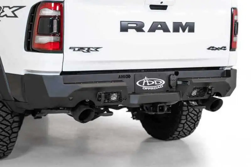 Addictive Desert Designs 2021 Dodge RAM 1500 TRX Stealth Fighter Rear Bumper - Hammer Black r620081280103