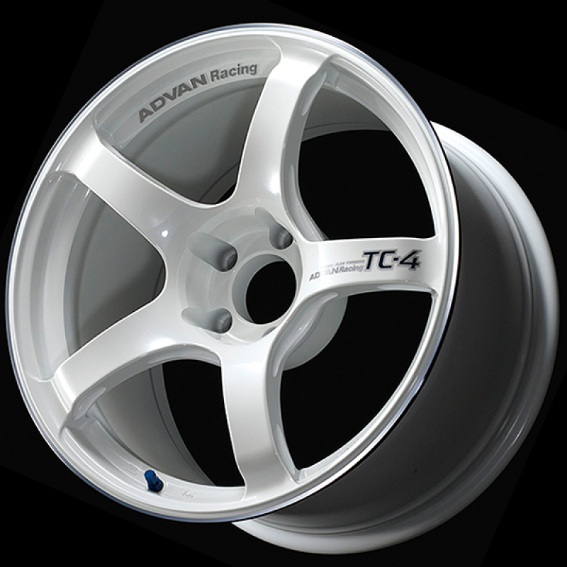 Advan TC4 17x9.0 +63 5-114.3 Racing White Metallic & Ring Wheel avnYAD7I63EWMR