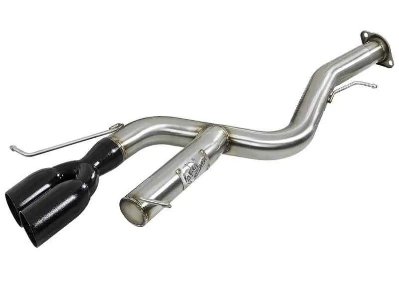 aFe MACHForce XP 08-13 BMW 135i L6-2.0L N54/N55 3in. 304 SS Axle-Back Exhaust w/Black Tips 49-36302-b