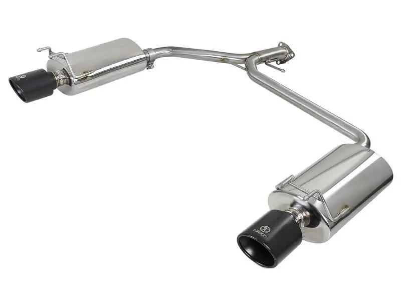 aFe Takeda 2.25-1.75in 304 SS Axle-Back Exhaust w/ Black Tips 13-17 Honda Accord Sport Sedan I4-2.4L 49-36604-b