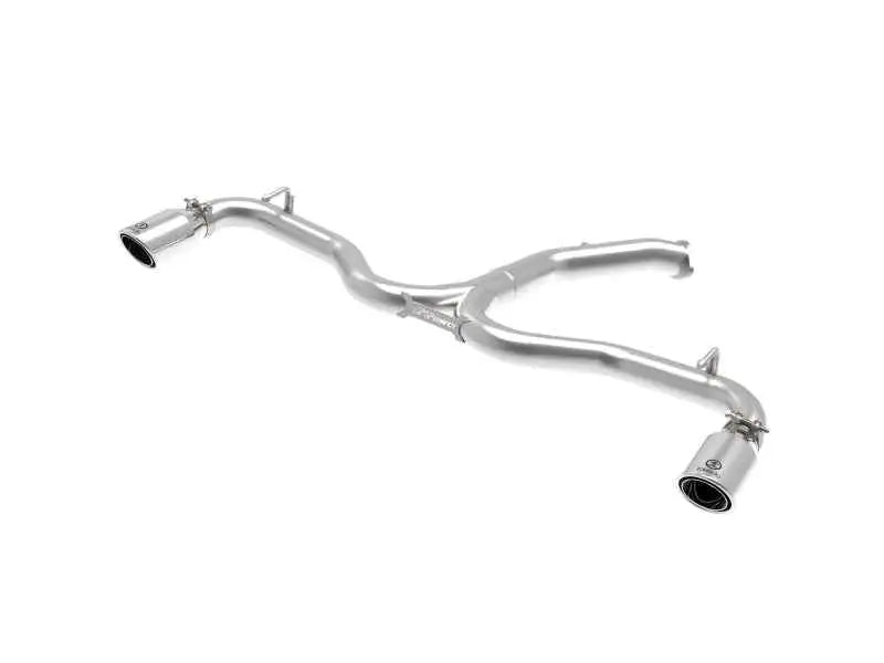 aFe Takeda 3in-2.5in SS Axle-Back Exhaust w/Polished Tips 2018 Hyundai Elantra GT Sport I4-1.6L(t) 49-37002-1p