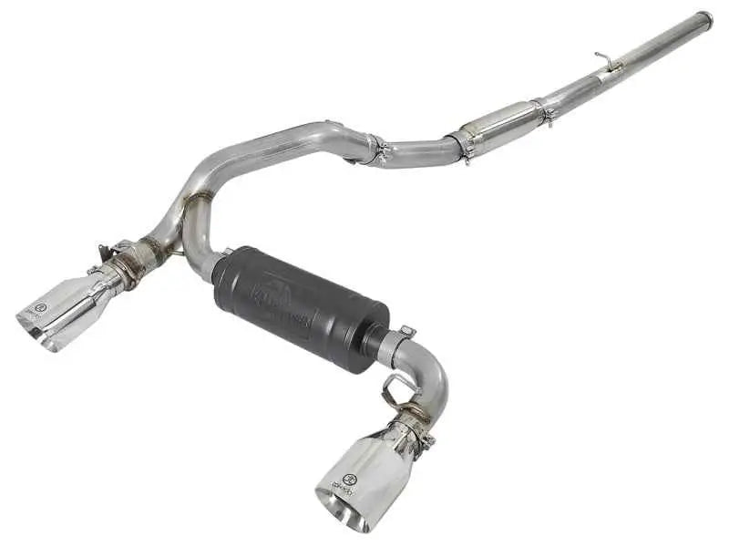 aFe Takeda 3in 304 SS Cat-Back Exhaust w/ Polished Tip 16-18 Ford Focus RS 2.3L (t) 49-33103-p