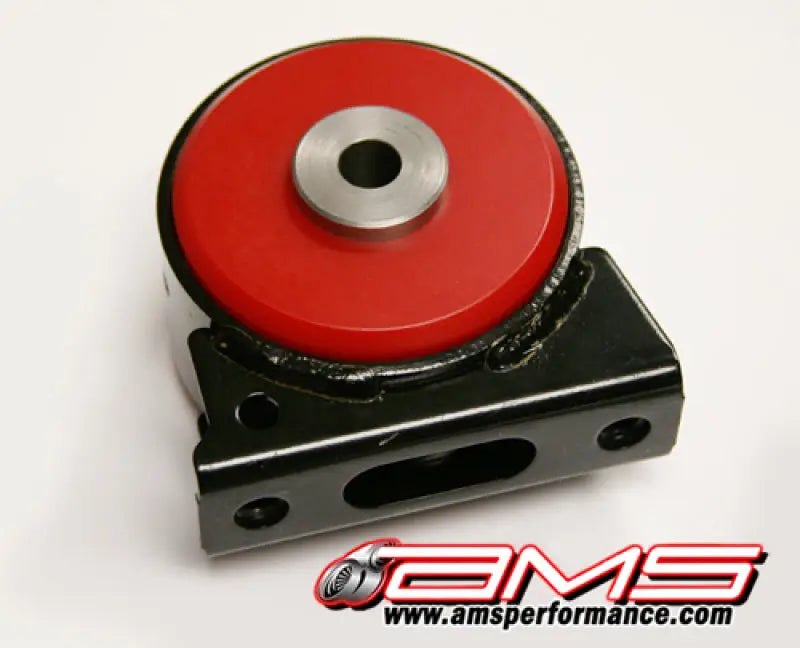 AMS Performance 08-15 Mitsubishi EVO X / Ralliart Front Lower Motor Mount Insert - Red/Race amsams-04-03-0005-2